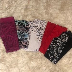 5 pair of cute leggings all in excellent condition